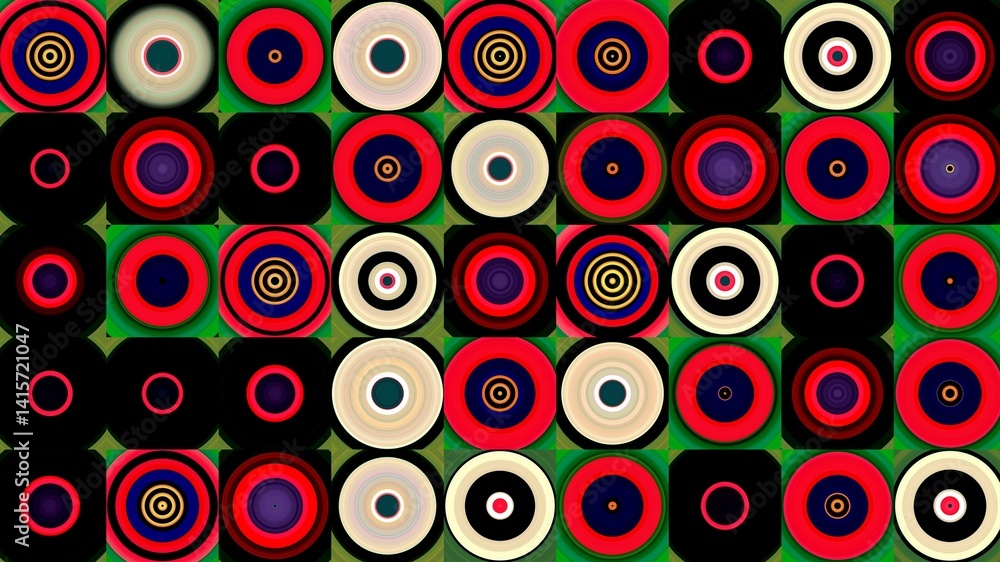 Fototapeta premium circle motif, circle pattern, symmetrical, circle lines, wall wallpaper, HD