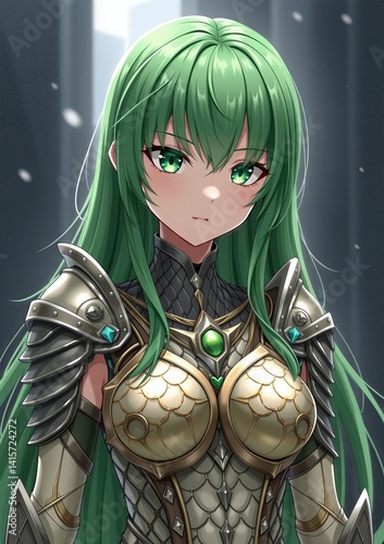 the girl with a sword