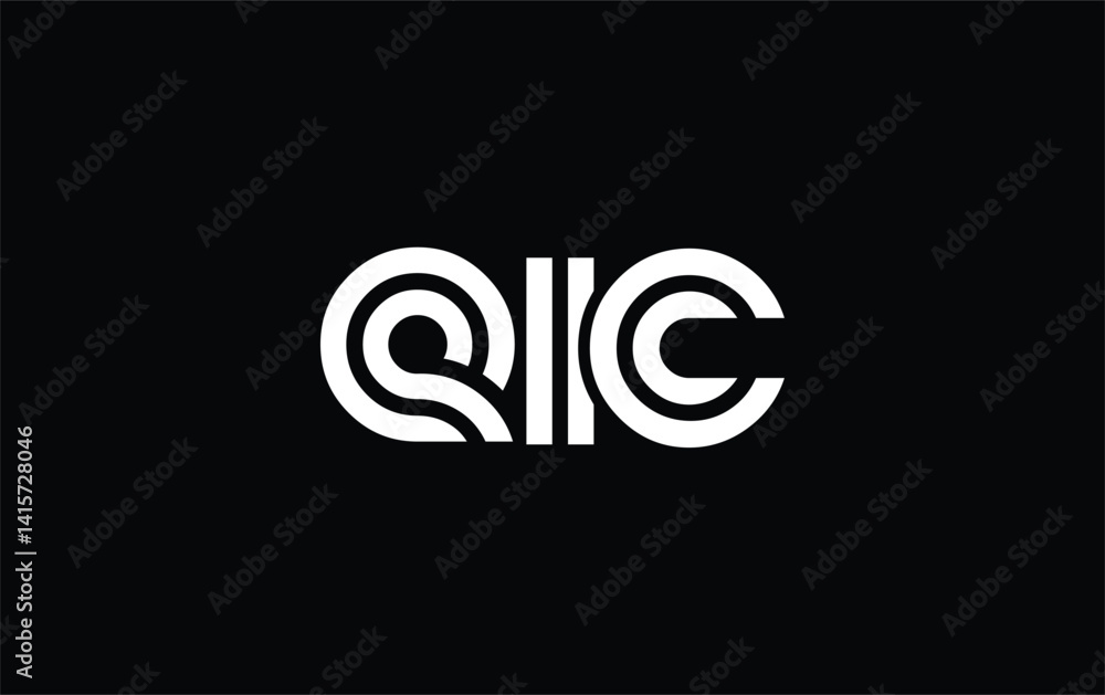 EIC Creative Unique Modern Letter Logo Design. Stylized logo featuring a unique letter design, presenting abstract minimalist aesthetics and modern appeal EIC Creative Unique Modern Letter Logo Design. Stylized logo featuring a unique letter design, presenting abstract minimalist aesthetics and modern appeal