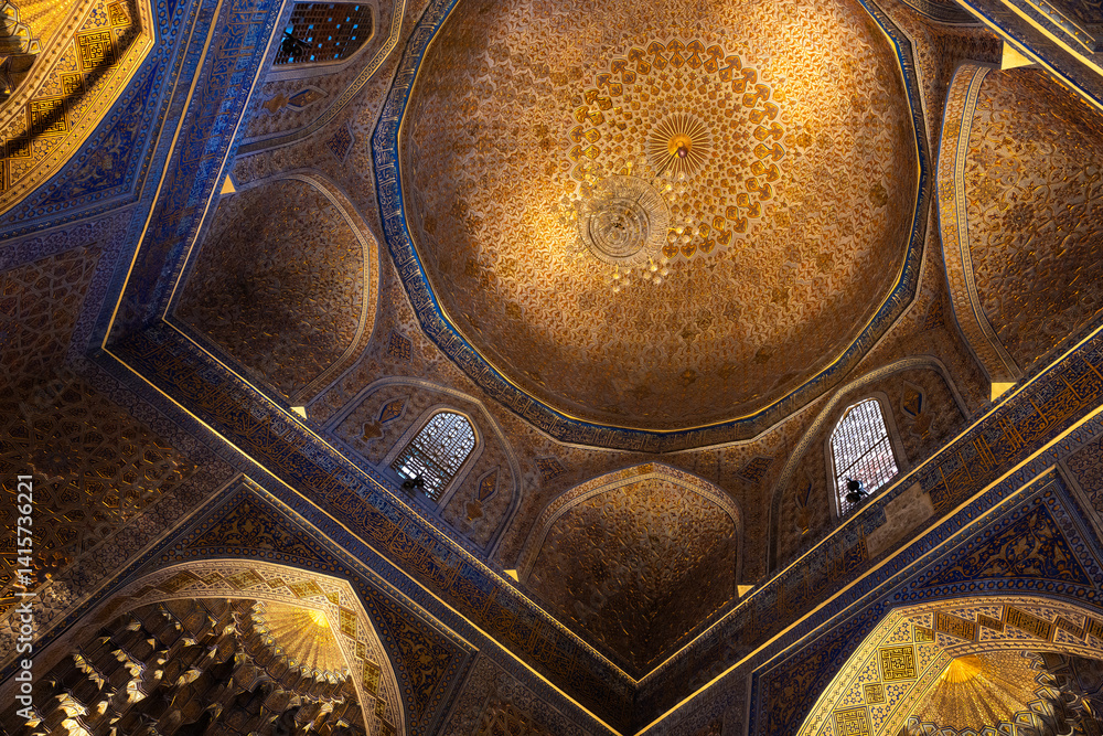 custom made wallpaper toronto digitalInterior details of Gur-e-Amir mausoleum