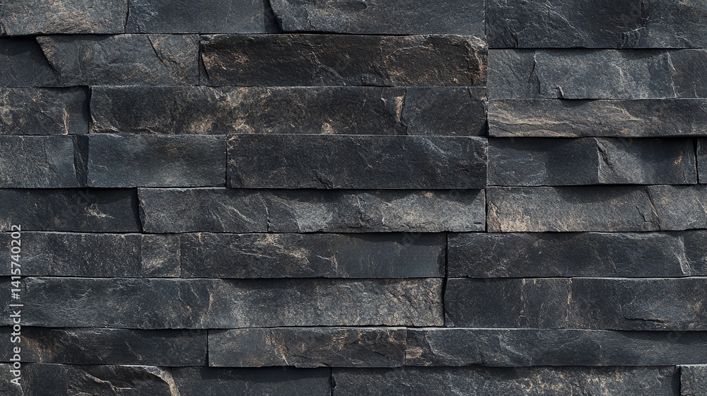 Modern elegant dark slate texture for interior design Generative AI