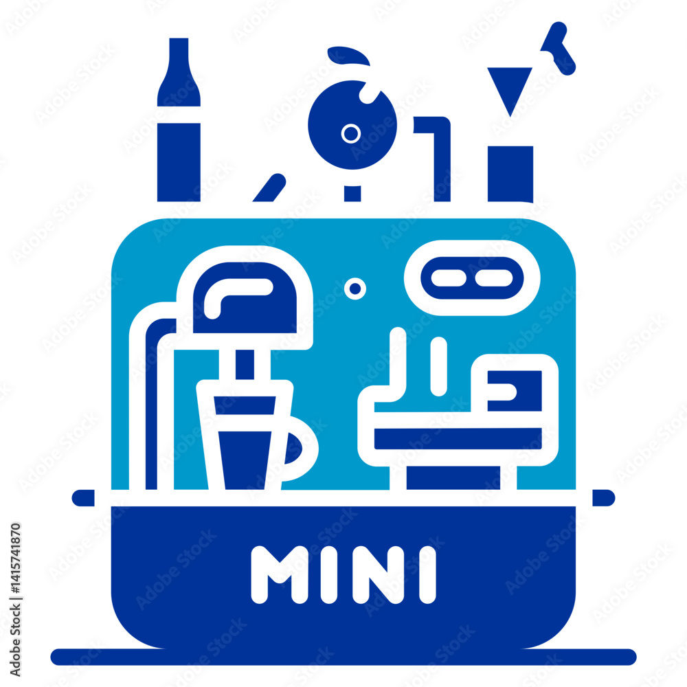 Obraz premium Minibar Icon