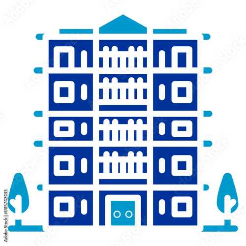 Apartment Building Icon