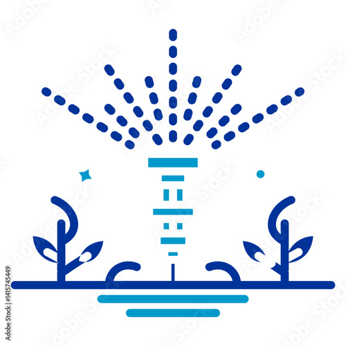 Irrigation Sprinkler Icon