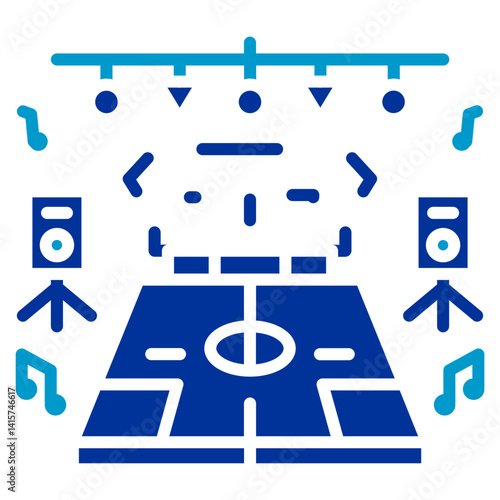 Party Dance Floor Icon