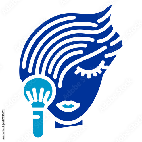 Special Effects Makeup Vector Icon