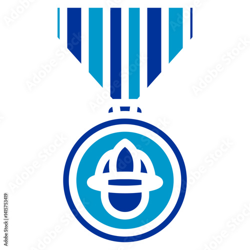 Firefighter Medal Icon