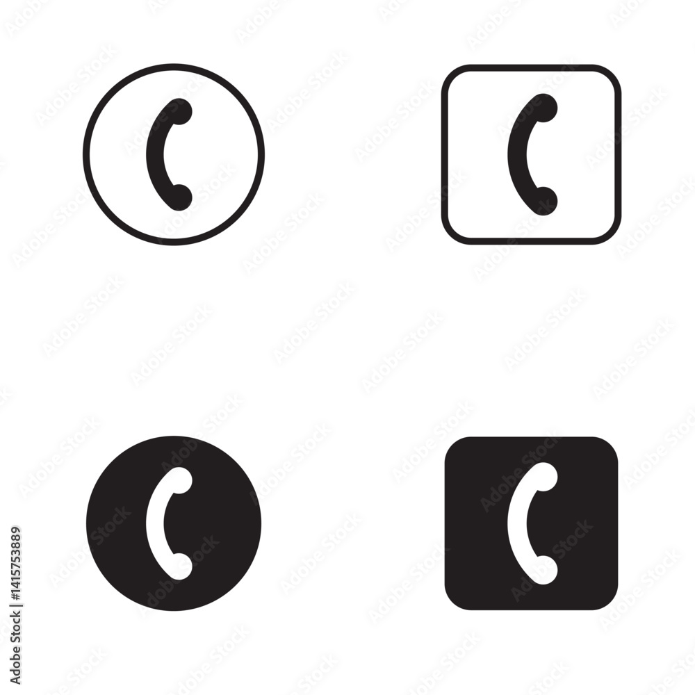 Call icon, phone icon vector, phone app icon, cell phone icon Call icon, phone icon vector, phone app icon, cell phone icon