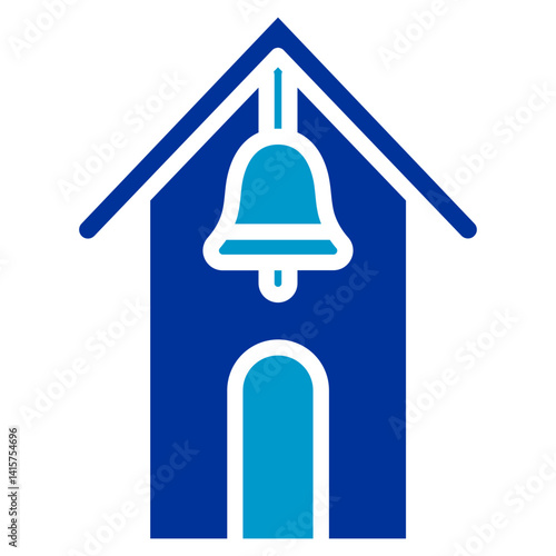 Village Bell Vector Icon