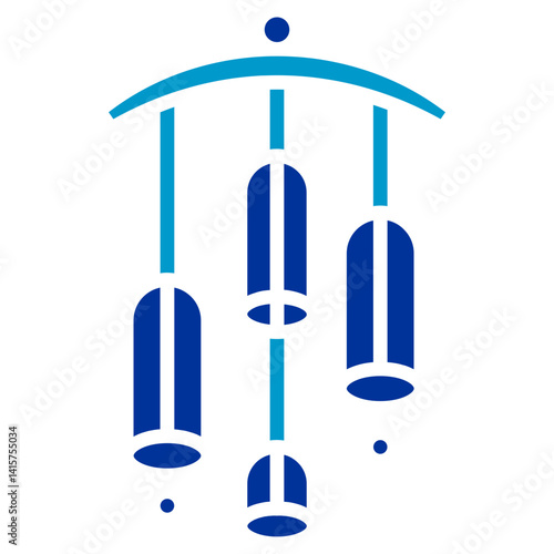 Wind Chimes Vector Icon