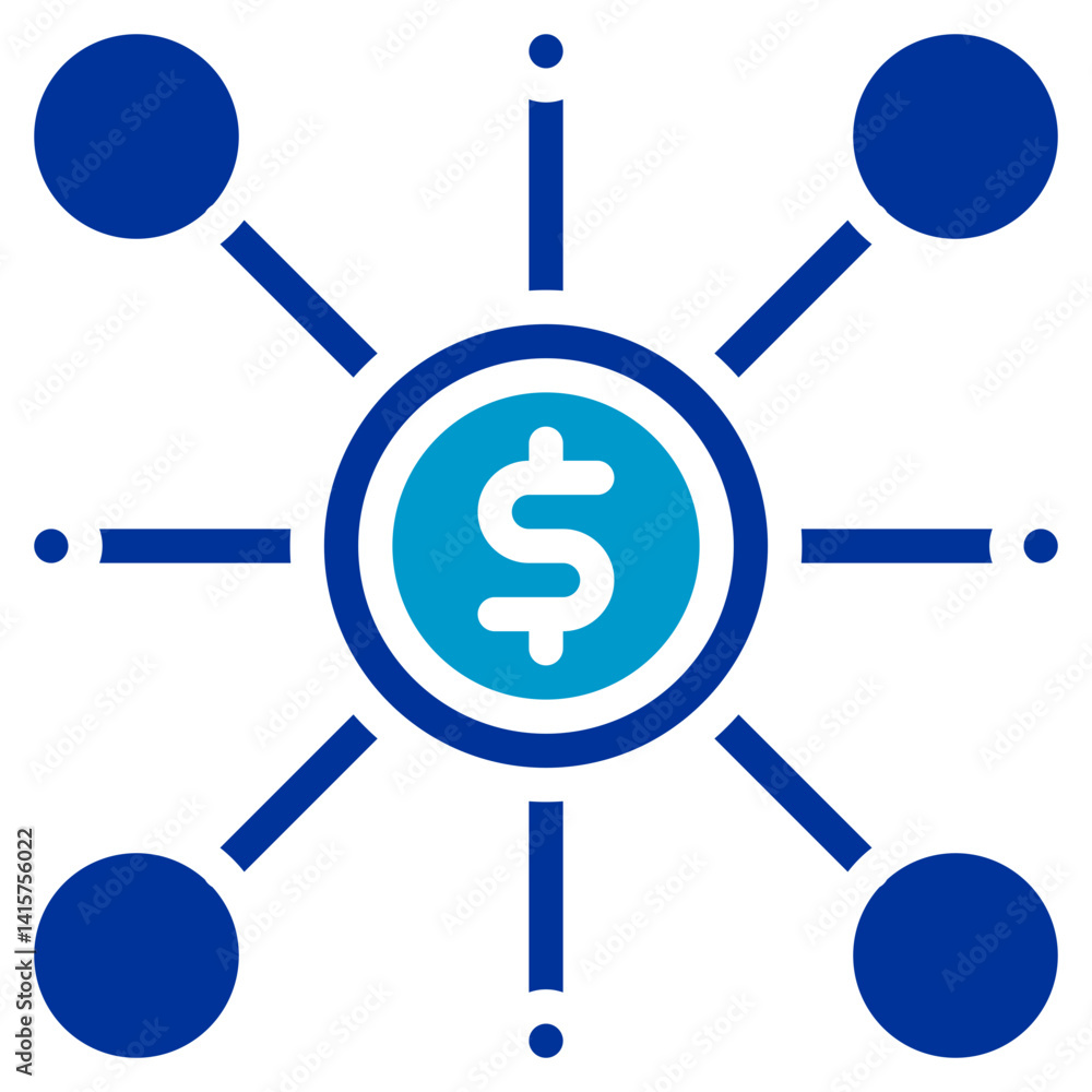 Crowdfunding Vector Icon Crowdfunding Vector Icon