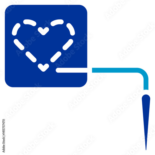 Applique Vector Icon