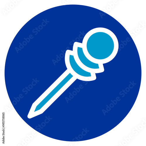 Lapel Pin Vector Icon