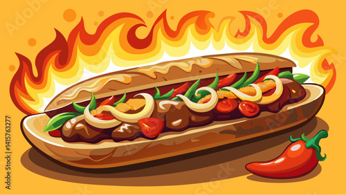 Hearty, hot, and freshly made,
The aroma calls you close again,
Mouthwatering from end to end,
A cheesesteak made to never fade.