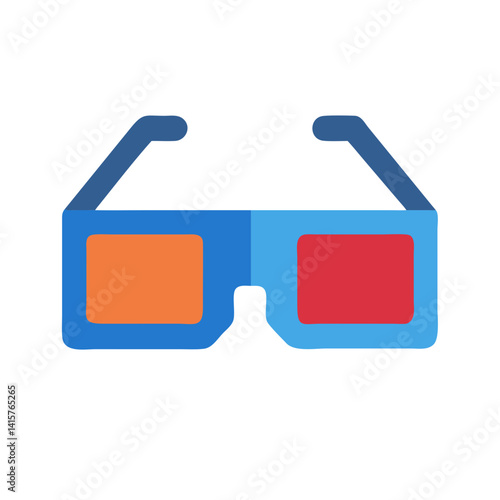  Creative 3D Glasses Icon Design