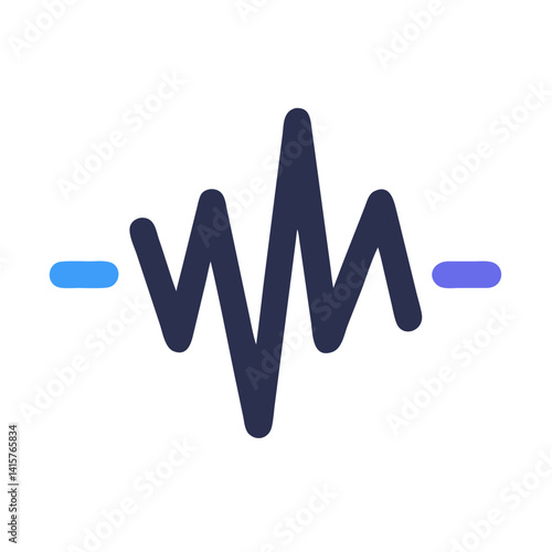  Creative Audio Waveform Icon Design