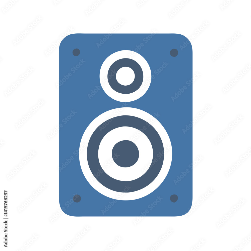 Creative Bass Speaker Icon Design Creative Bass Speaker Icon Design