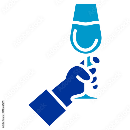 Midnight Toast Vector Icon