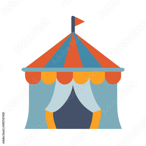  Creative Circus Tent Icon Design