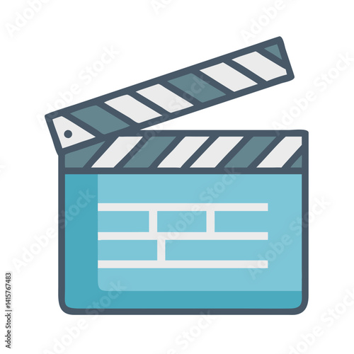  Clapperboard Icon for Filmmaking