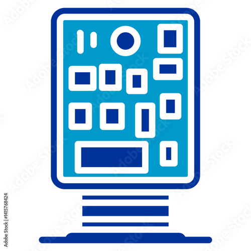 Smart Retail Kiosk Icon