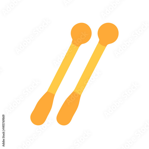  Modern Drumsticks Icon for Music