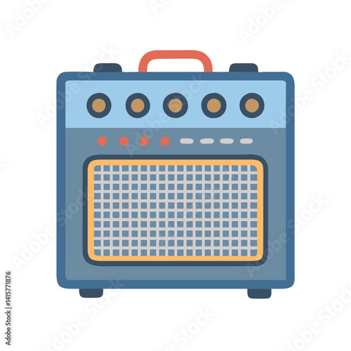  Creative Guitar Amp Icon Design