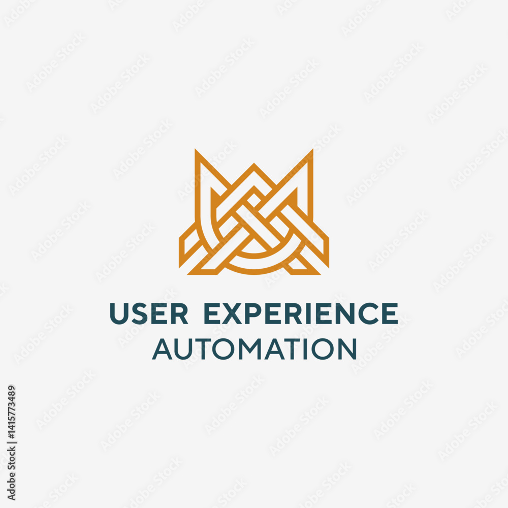 UXA Initial letter logo design template for technology company UXA Initial letter logo design template for technology company