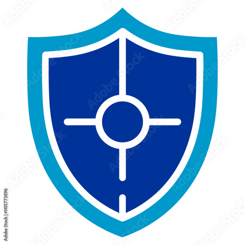 Ballistic Shield Vector Icon