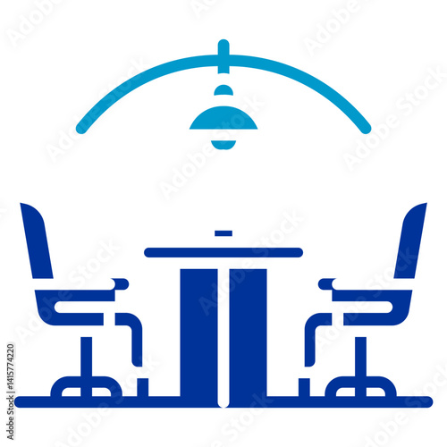 Interrogation Room Vector Icon