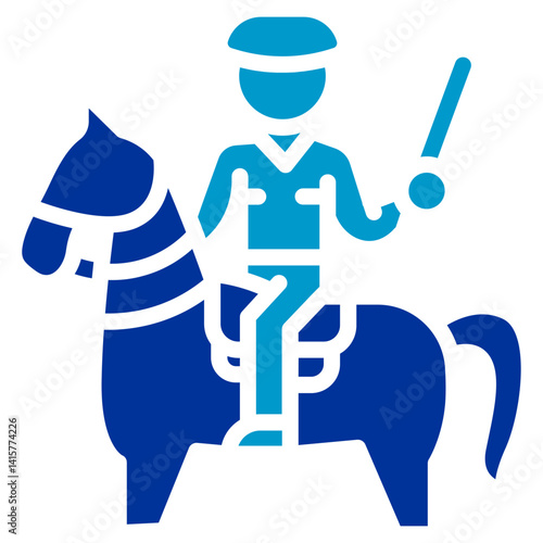 Mounted Police Vector Icon