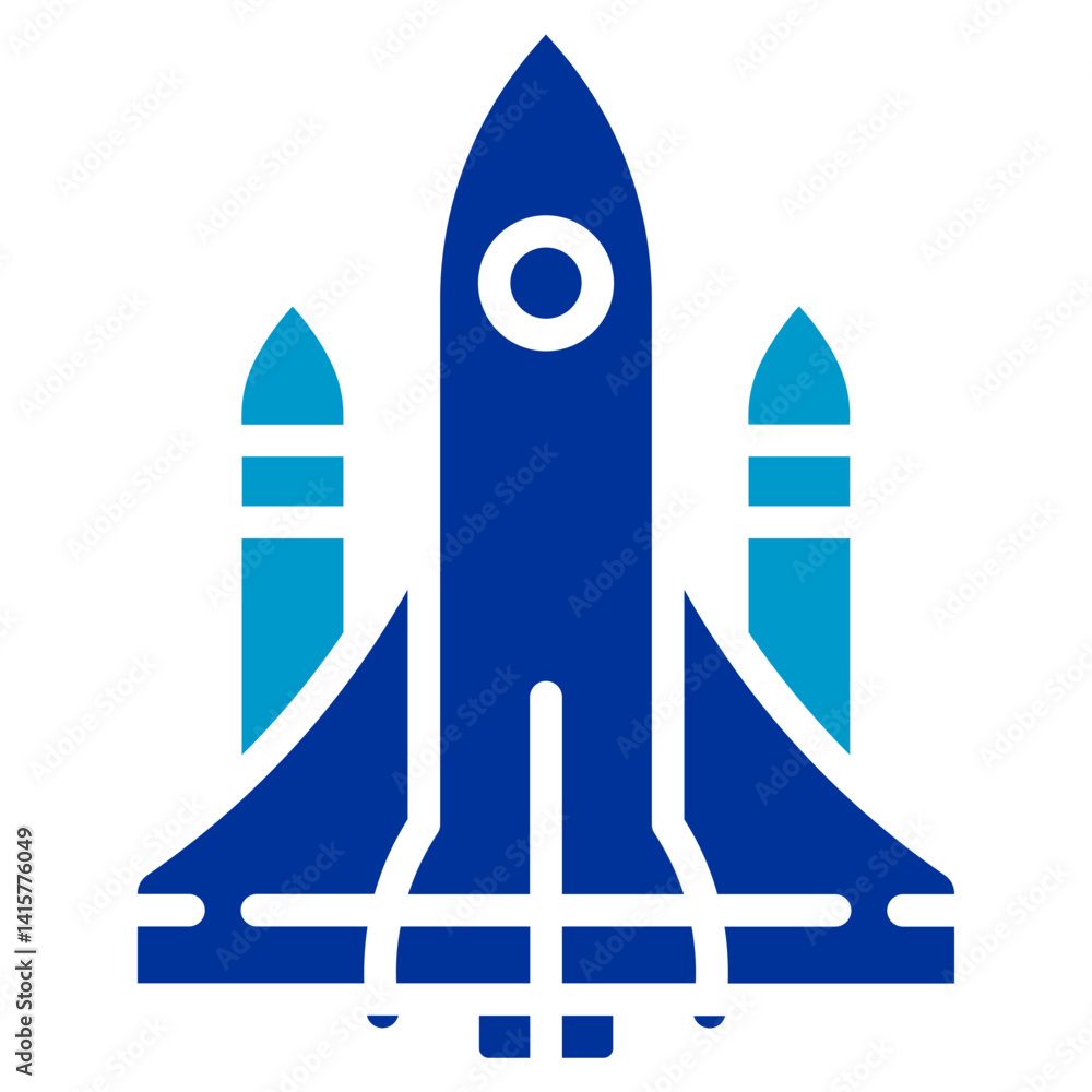 Obraz premium Space Shuttle Icon