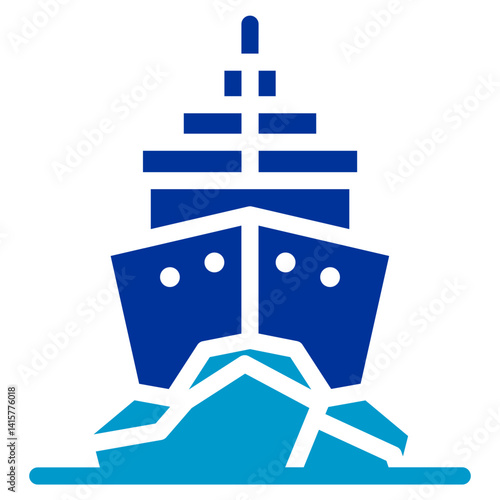 Icebreaker Ship Icon