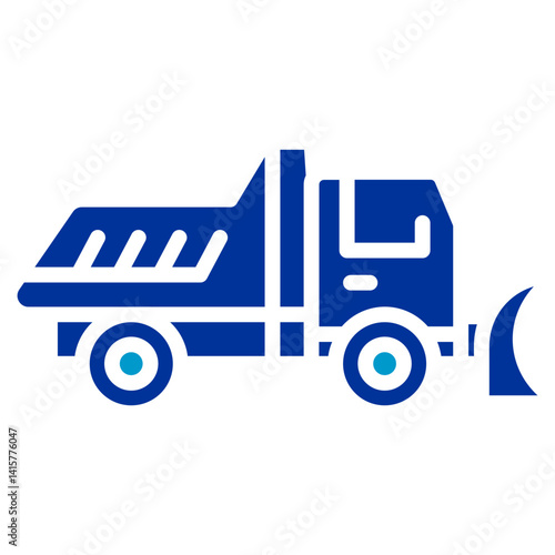 Snowplow Truck Icon