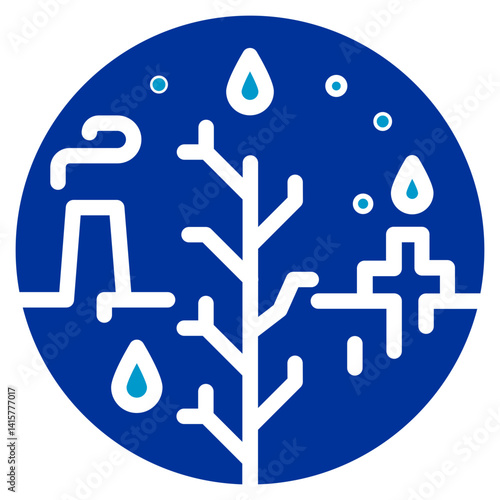 Water Scarcity Icon