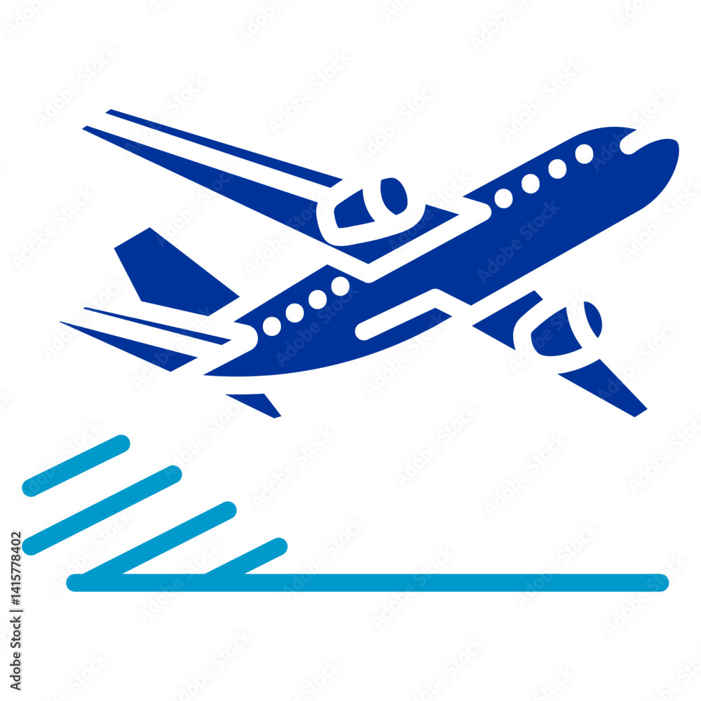 Freight Airplane Vector Icon Freight Airplane Vector Icon