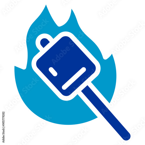 Roasted Marshmallows Vector Icon