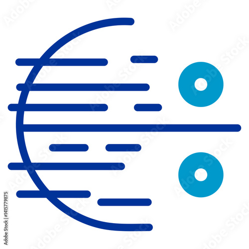 Gale Winds Vector Icon