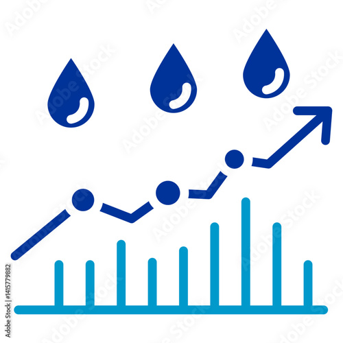 Humidity Rising Vector Icon
