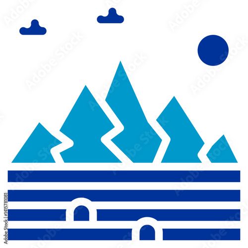Barren Plains Vector Icon