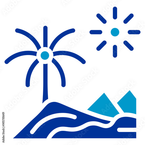 Mirage Vector Icon