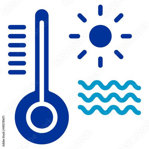 Heatwave Vector Icon
