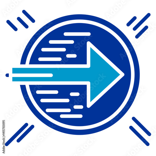 Speed Boost Vector Icon