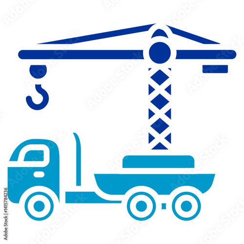 Construction Crane Vector Icon