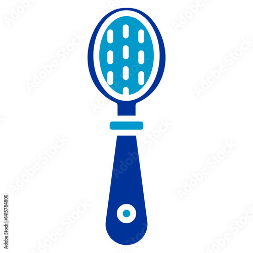 Baby Hairbrush Vector Icon