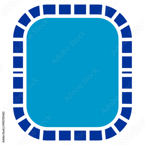 Tummy Time Mat Vector Icon