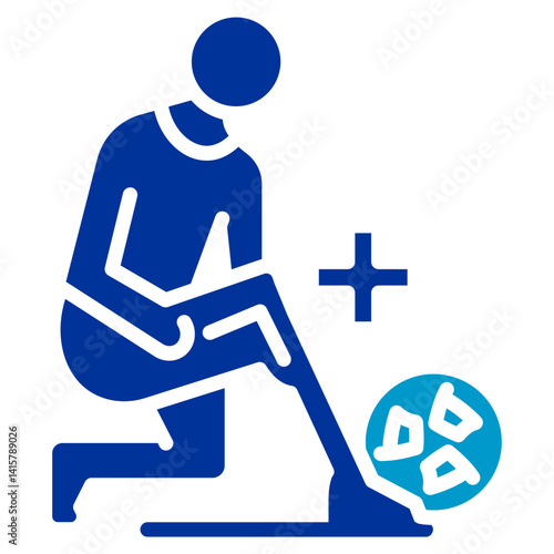 Soccer Injury Time Vector Icon