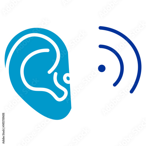 Hearing Test Vector Icon