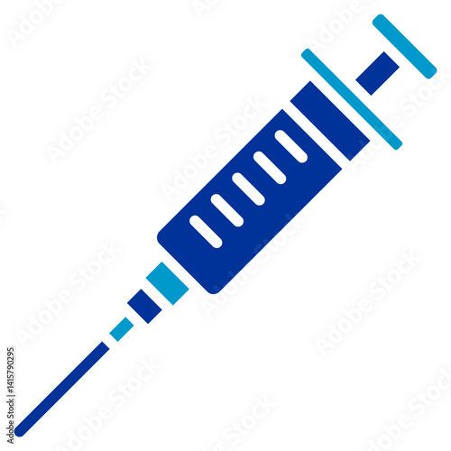 Vaccine Syringe Vector Icon