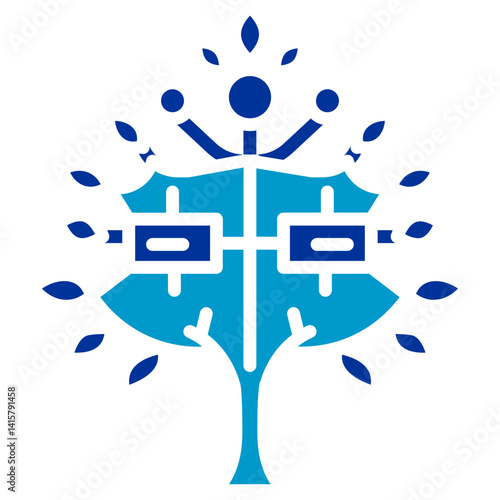 Decision Making Tree Vector Icon